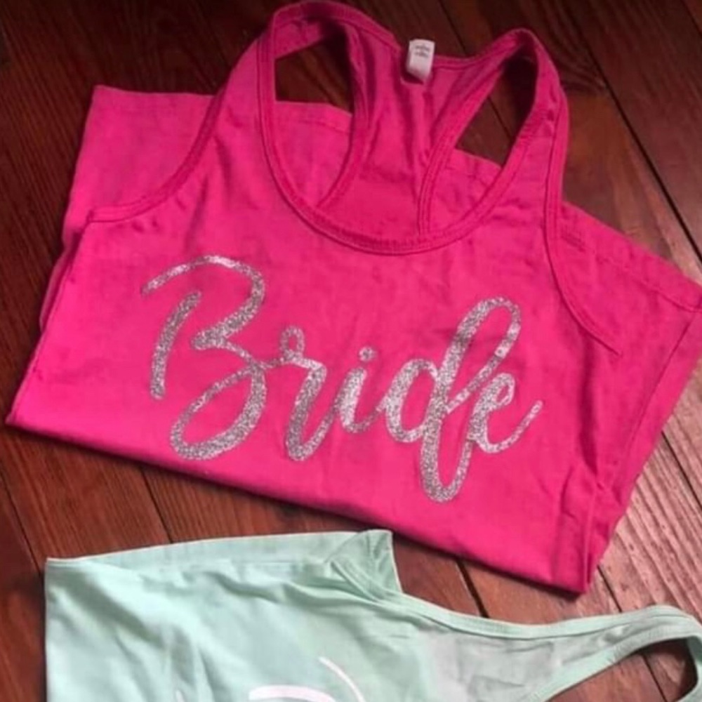 Bride razor back shirt - size small